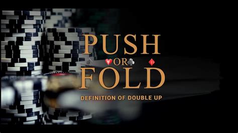double up poker meaning